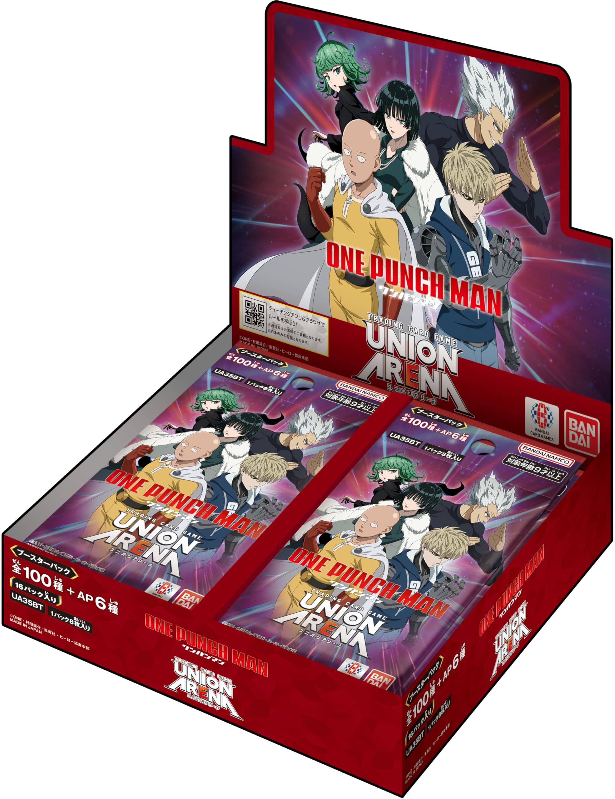 BANDAI Union Arena Booster-Box – One Punch Man [UA35BT] (Japanisch) – 16 Packungen