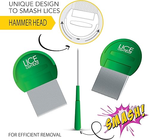 Miniatura 8 de Tratamiento de piojos  Champú y dos peines  Ayuda a curar piojos, súper piojos y liendres  Repele y previene  Sin pesticidas  100% natural  Árbol de