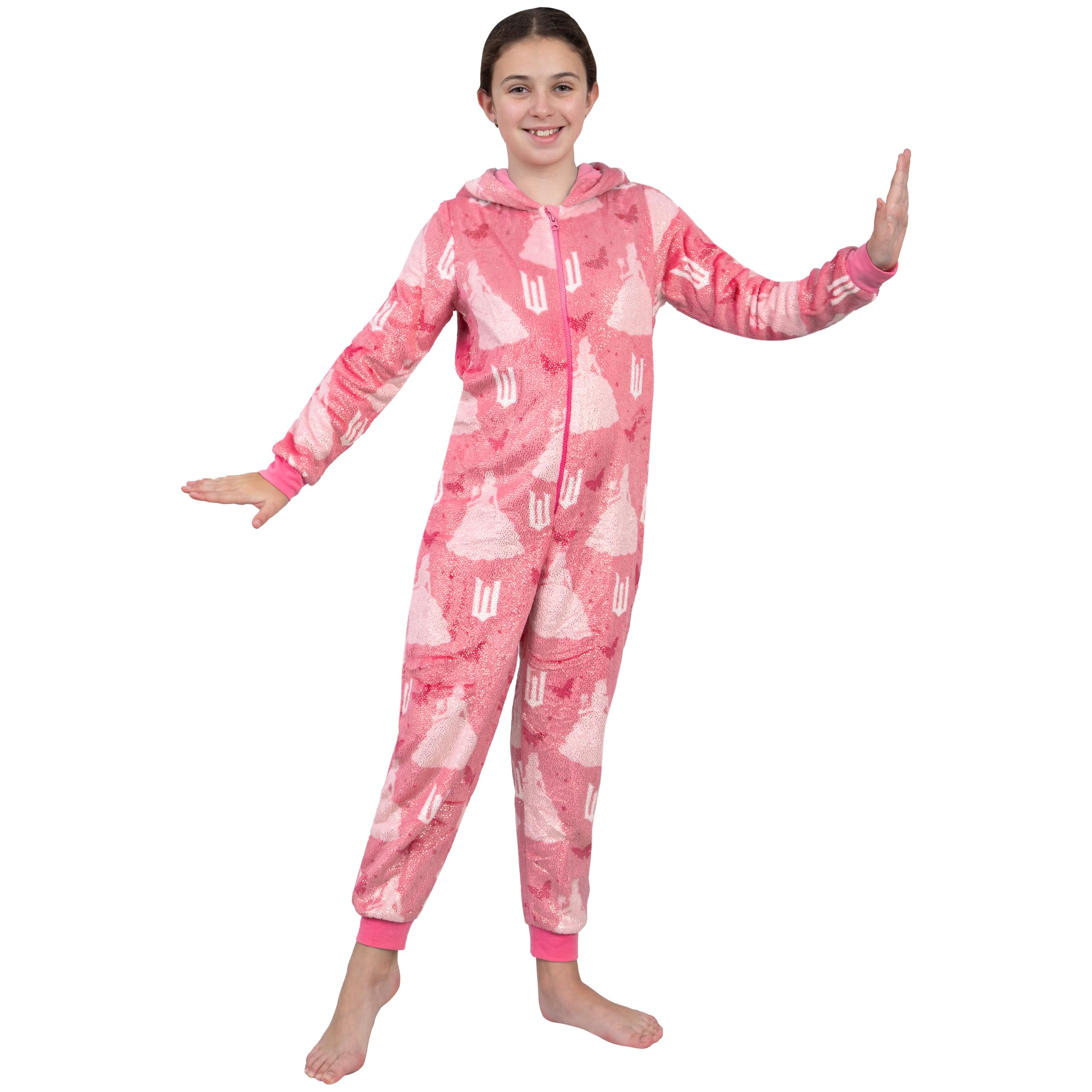 Wicked Pijama Niña, Pijama Mono De Glinda, Pijamas Niños De Glinda Pelicula, Pijamas Polares para Niñas