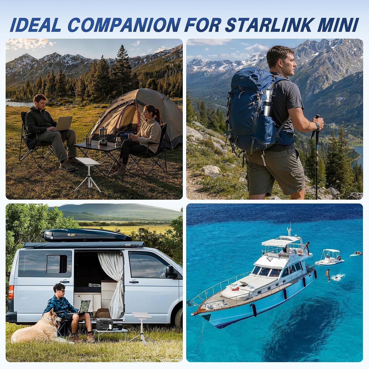 for Starlink Mini Tripod Mount, All Aluminum Starlink Mini Mount