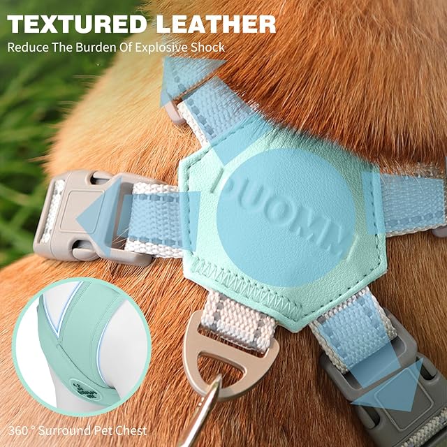Foto 4 de 6 de PETCUTE Arnes Perro Pequeño con Correa, Arnes Perro Antitirones con Lineas Reflectantes