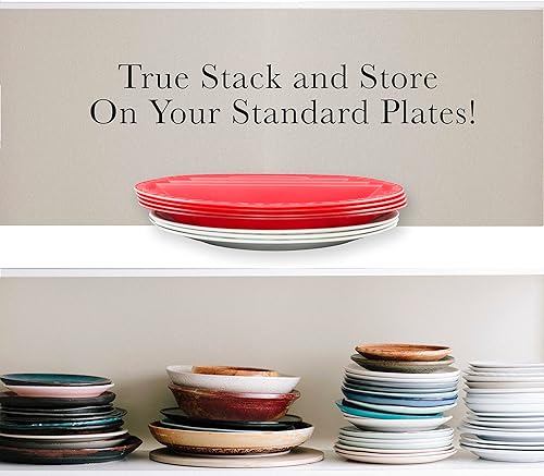 Miniatura 3 de Taco Mex - Plato de taco, reutilizable, redondo, para preparación y servir, para tacos de carcasa suave y dura, plástico de 10.75 pulgadas, aspecto