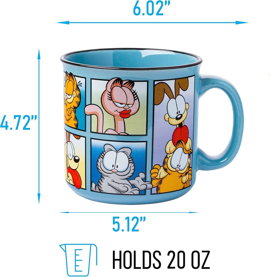 Amazon.com: Silver Buffalo Garfield Featuring Odie, Arlene, Nermal