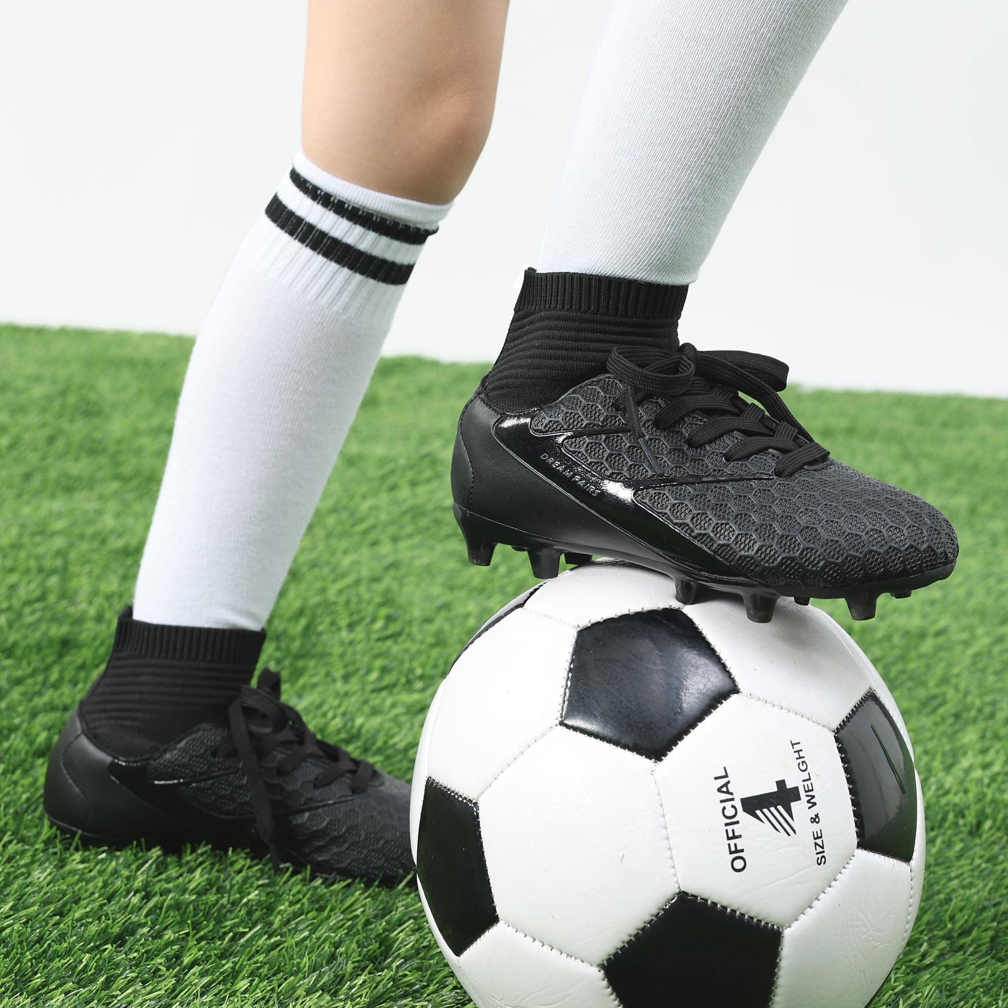 DREAM PAIRS Kids Scarpe da Calcio Ragazzi All'aperto Sportivo Teenager Scarpe da Calcetto