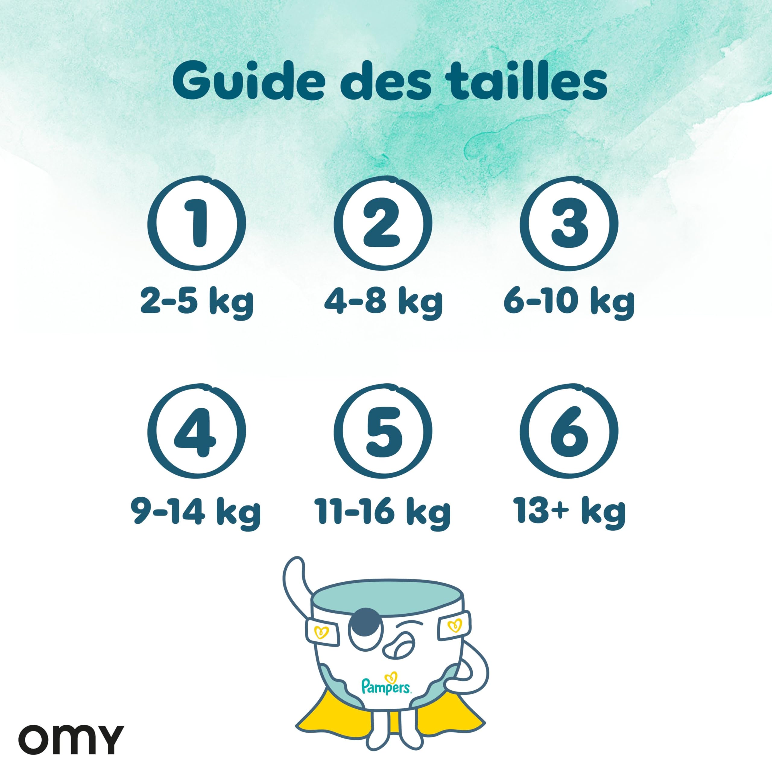 Pampers Harmonie Langes Taille 3 Édition Limitée 102 Langes 6kg-10kg