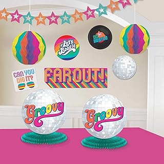 Farout! Disco Themed Room Decorating Kit | 10 pcs