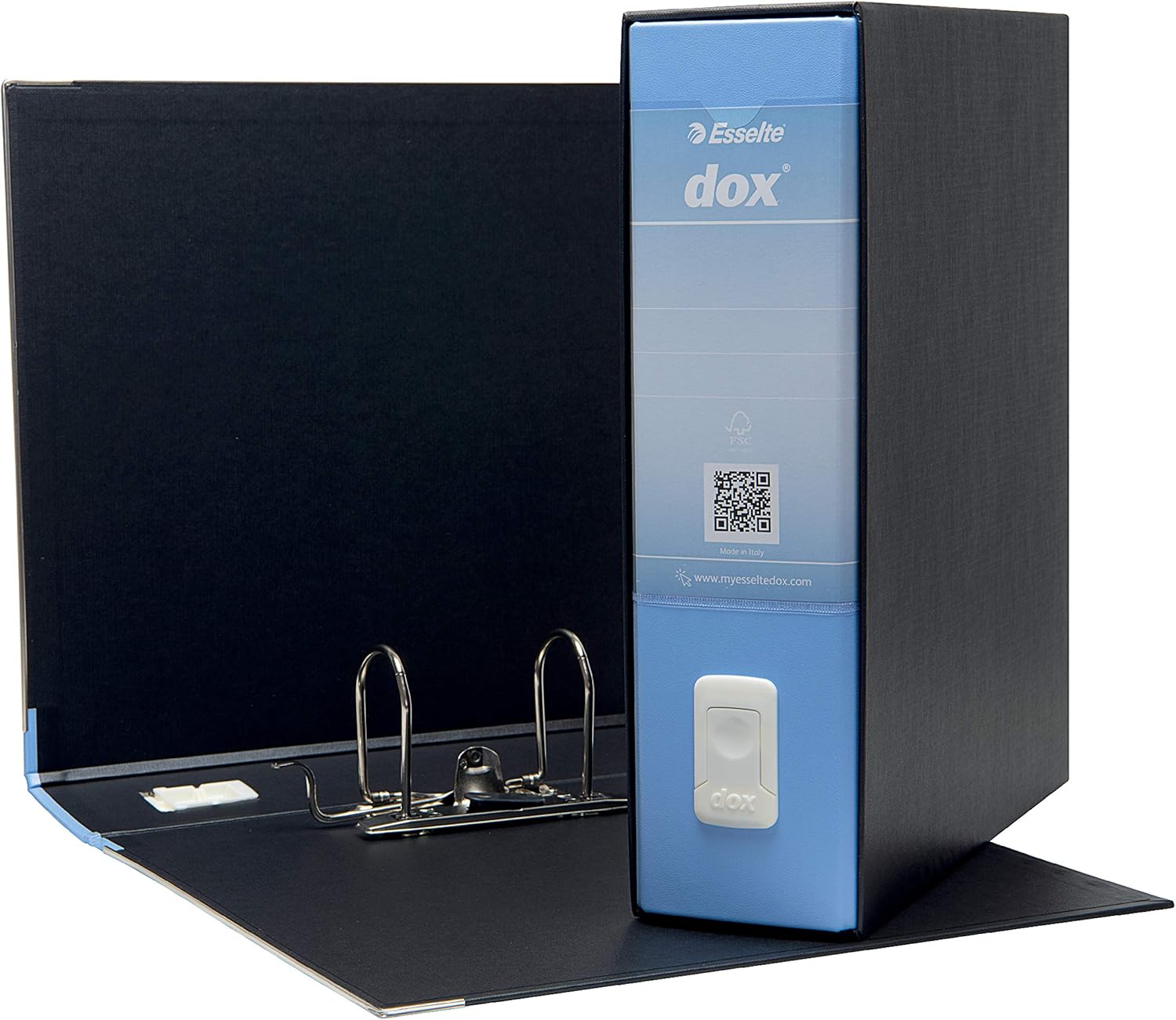 Rexel DOX A4 Ring Binder 2 Lever Folder Foolscap Blue BigaMart