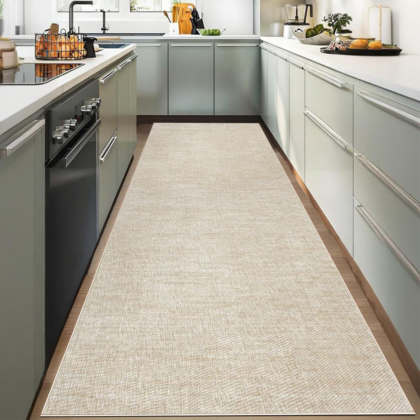 Teppich Läufer Flur 50 x 350 cm Küchenläufer rutschfest Waschbarer Teppich im Eingangsbereich Outdoor Teppich Teppiche für Bettvorleger Matte Schlafzimmer