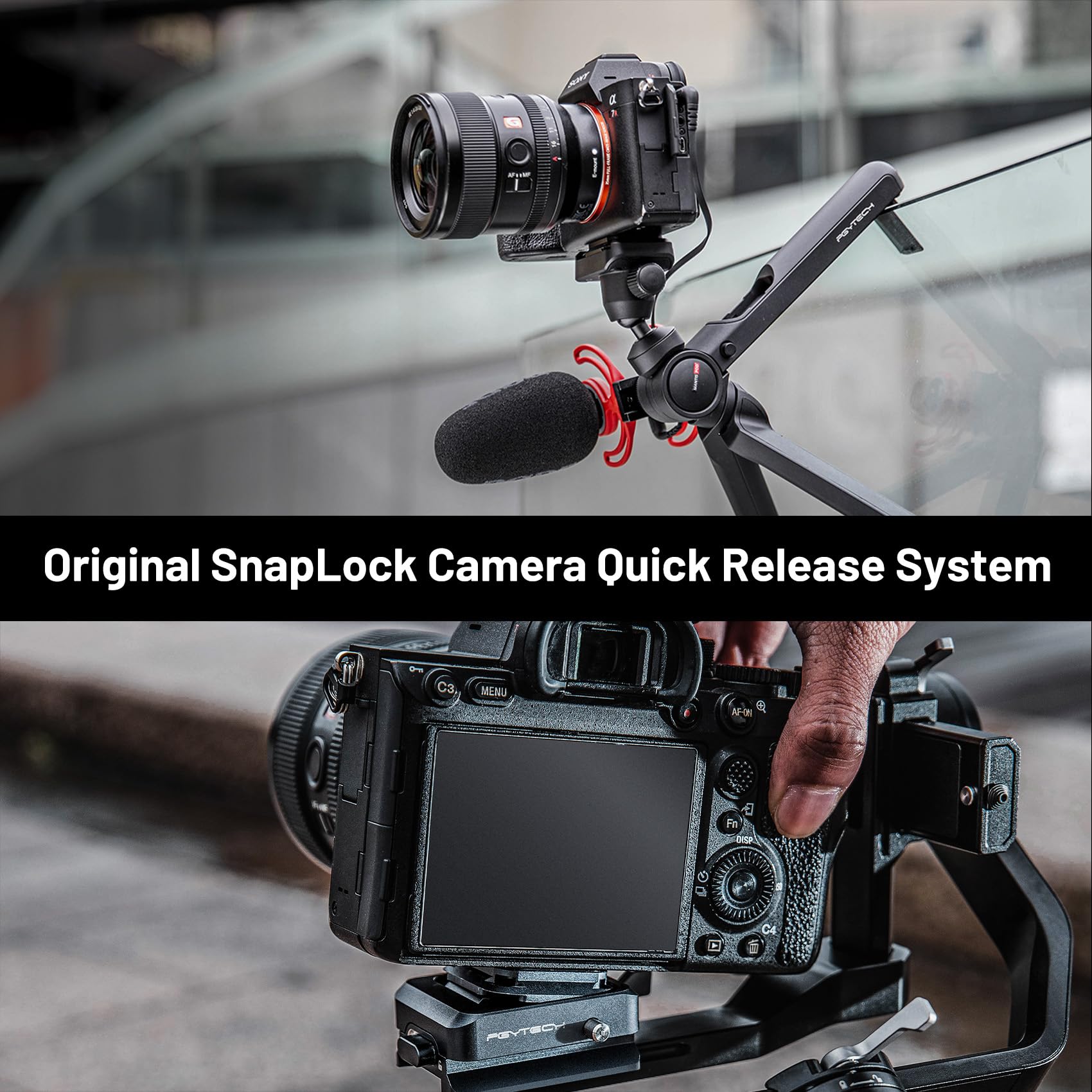 Clip A Sgancio Rapido Nitze N58A Per Fotocamera – Carico 30 Kg, Piastra Arca, Vite 1/4", Per Zaino E Tracolla