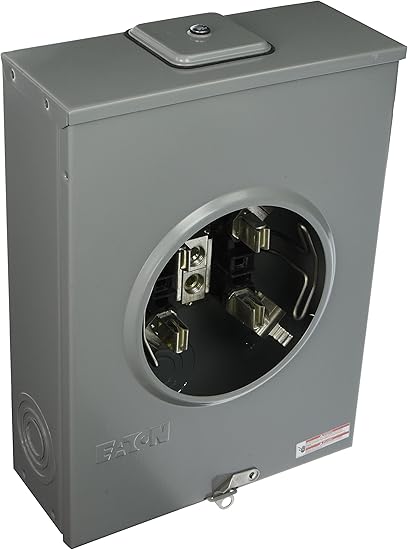 Eaton Corporation Uhtrs213Ce Single Residential Meter Socket, 600V, 200-Amp