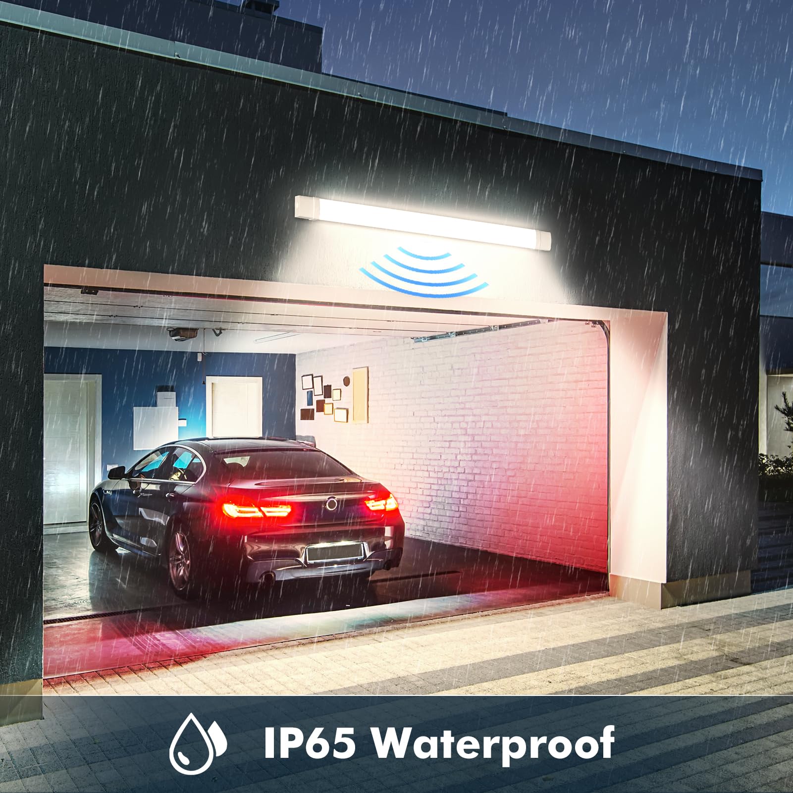 papasbox Lámpara de construcción LED trípode 36W Lámpara de techo para taller Lámpara de construcción LED con trípode Enchufe e interruptor