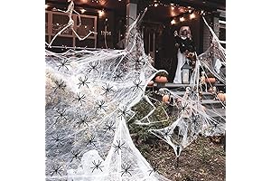 AODINI Spider Web Decorations for Haunting Halloween Vibes