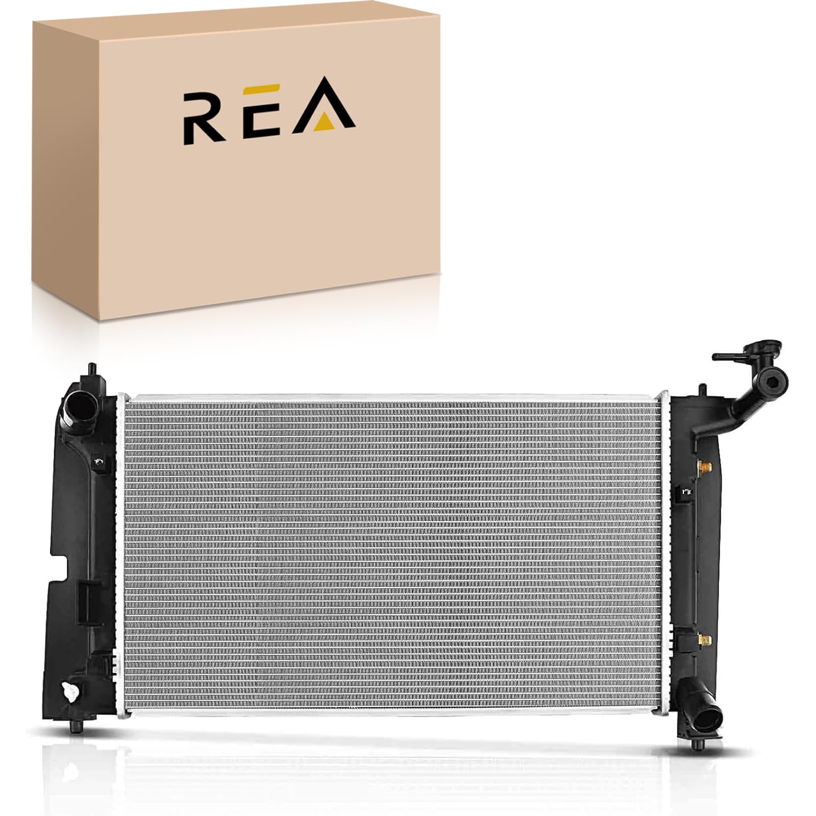 Engine Coolant Radiator Assembly with Transmission Oil Cooler Compatible with Pontiac Vibe 1.8L 2003-2008, Toyota Corolla 1.8L 2003-2008, Matrix 1.8L 2003-2008 Replace 164000D230 CU2428