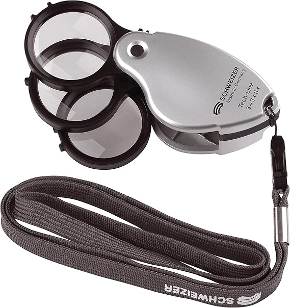 Loupe de Poche, loupe Pliante de précision, Made in Germany, 3