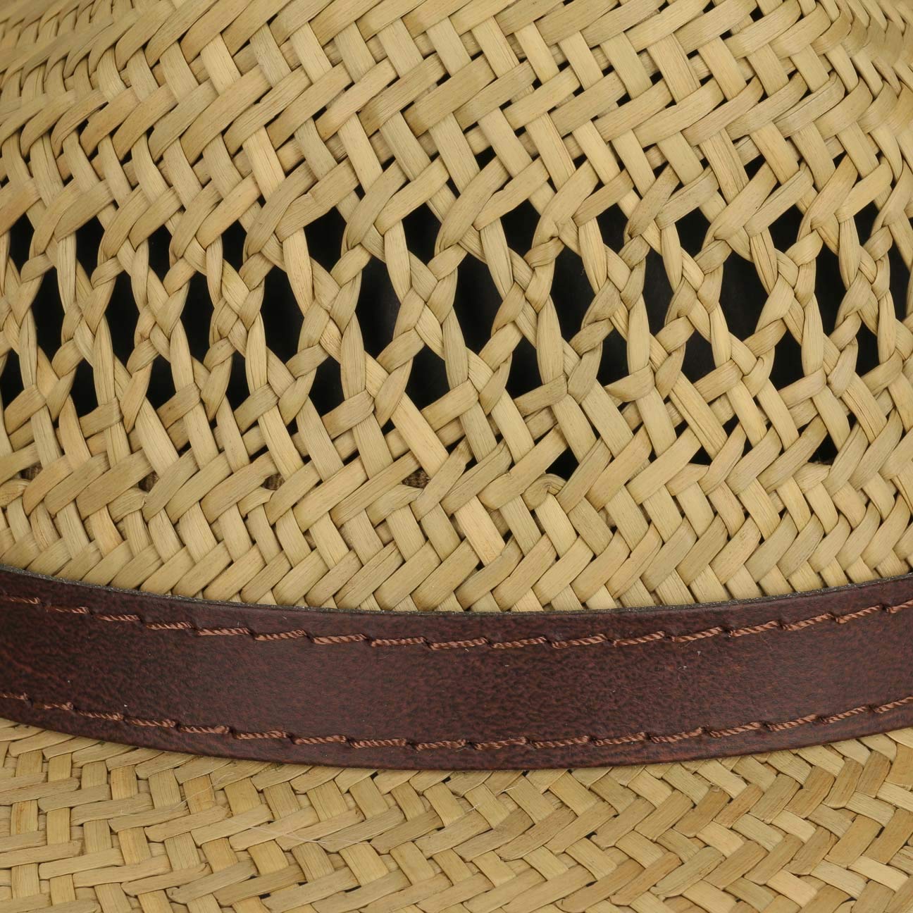 Lipodo Chapeau en Paille avec Bande de Cuir Femme/Homme - Made in Italy Traveller D'Ete Ete Printemps-ete