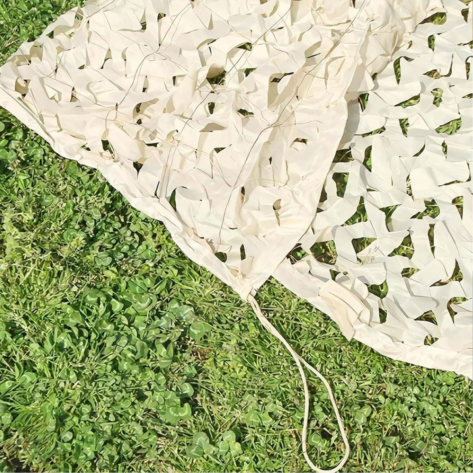 Generisch Beige Verstärktes Camouflage Netz Tarnnetz für Terrasse, Tarnung Netz Bundeswehr Partydekoration Tarnnetz, Camping Jagd Sonnenschutz Sichtschutz Schattennetz für Garten