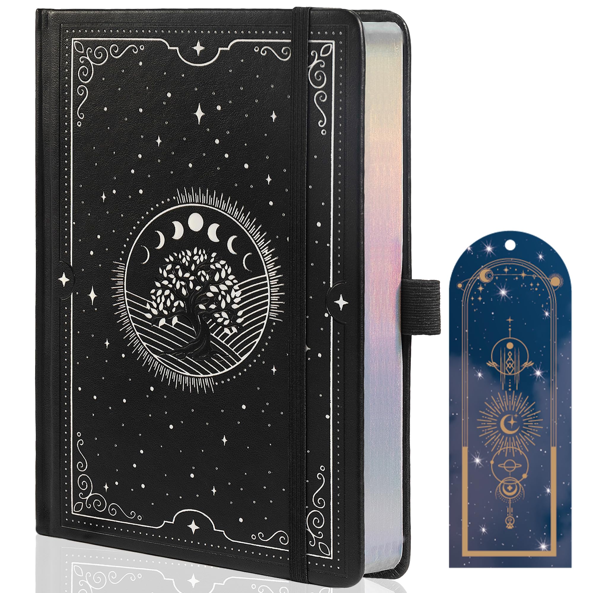 TIEFOSSI Tree of Life Journal, A5 Liniertes Tagebuch für Fra