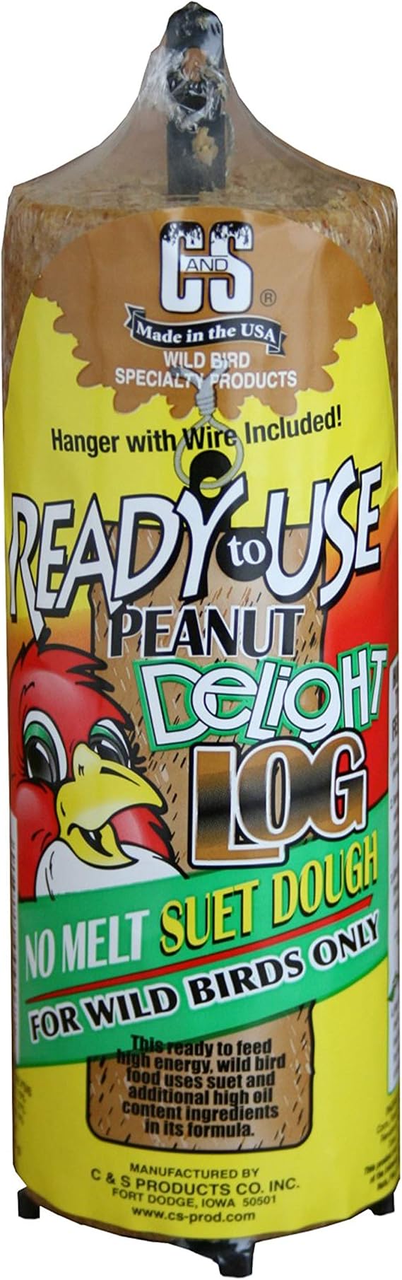 C&S Ready to Use Peanut Delight Log, 15.5-Ounce