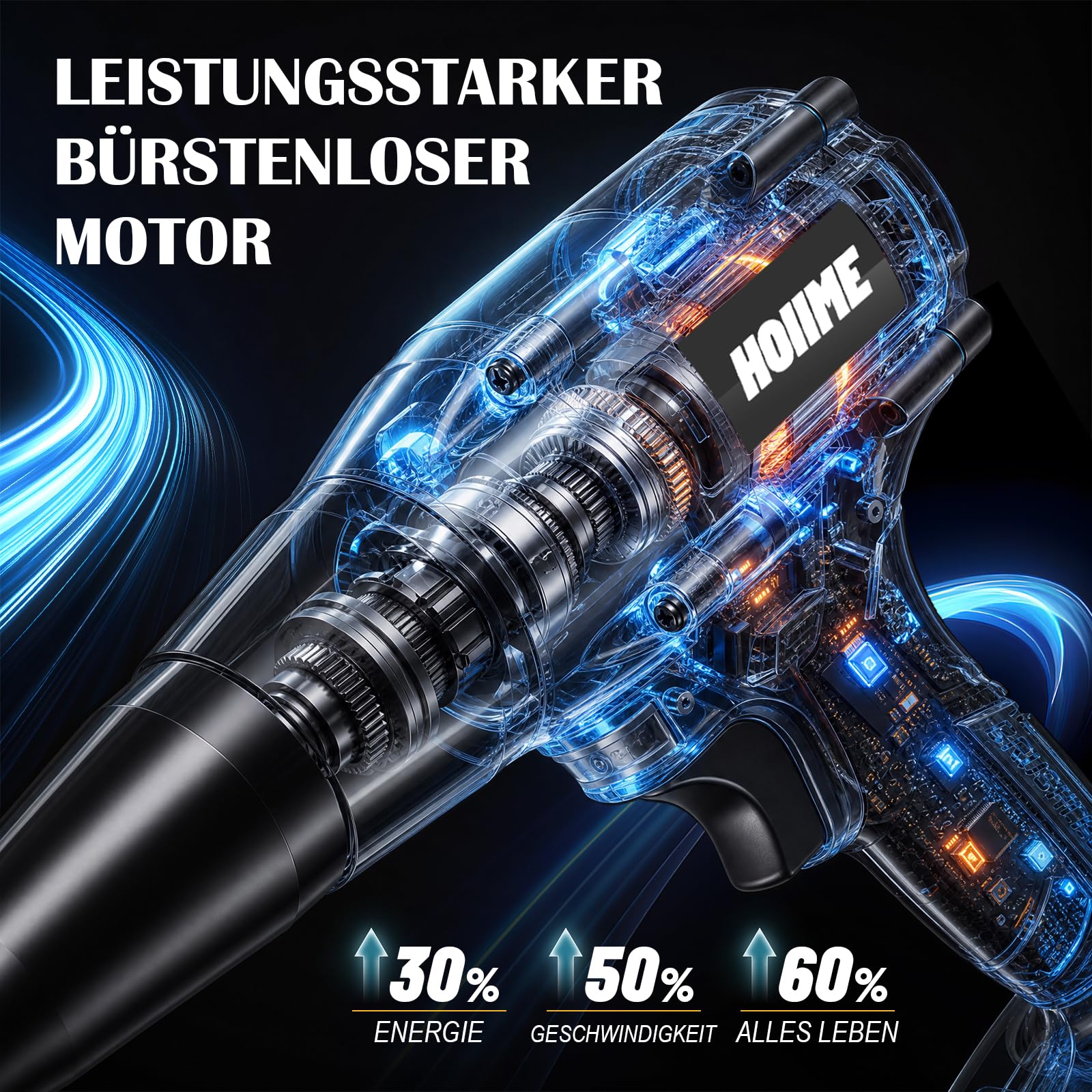 Akku Nietzange für Makita 18V, 20,000N Akku-Nietmutternpistole Nietpistole