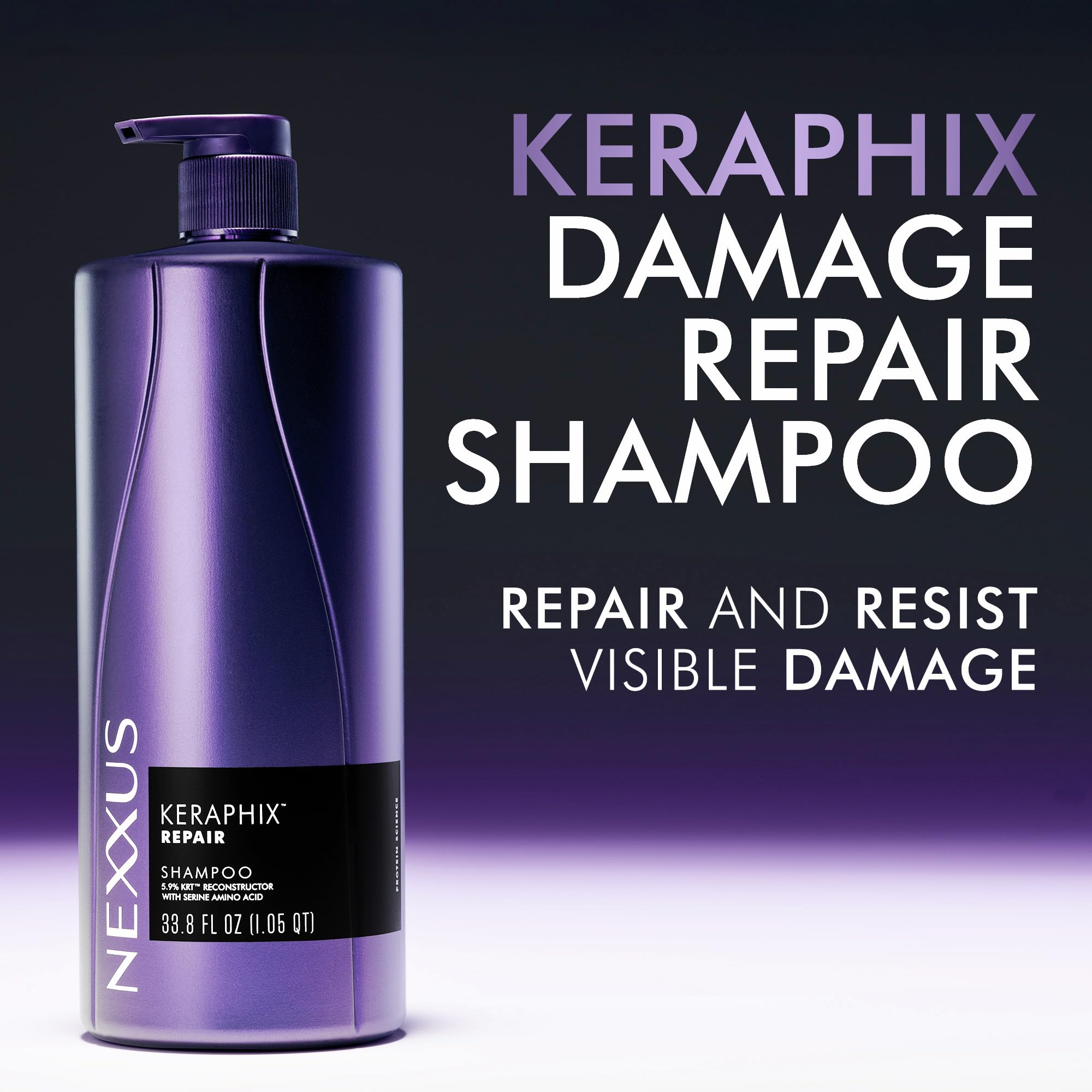 Photo 1 of ***SHAMPOO ONLY***
Nexxus KERAPHIX Shampoo & Conditioner 2 Pack for Damaged Hair Repair Powered by KRT Keratin Resistance Therapy with Liquid Crystal Amino Acids 33.8 Fl Oz