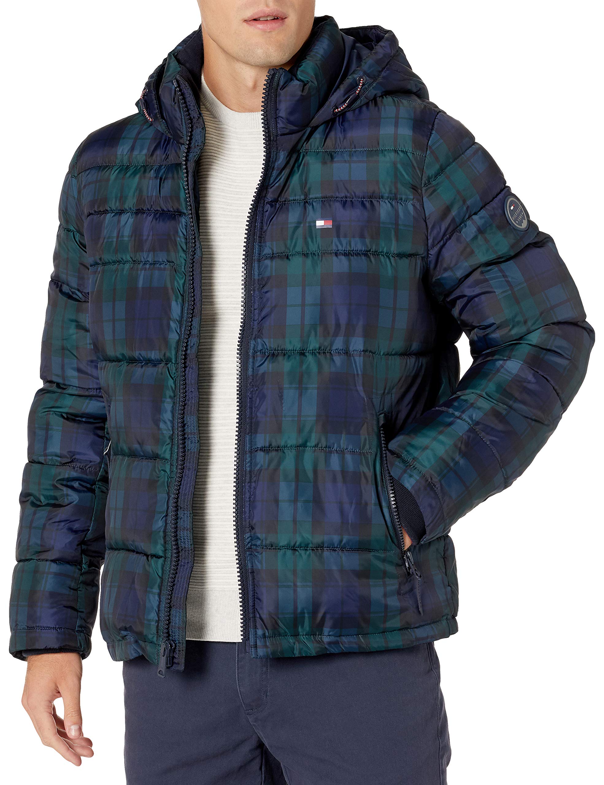 Men's Legacy Hooded Puffer Jacket Down Alternative Coat