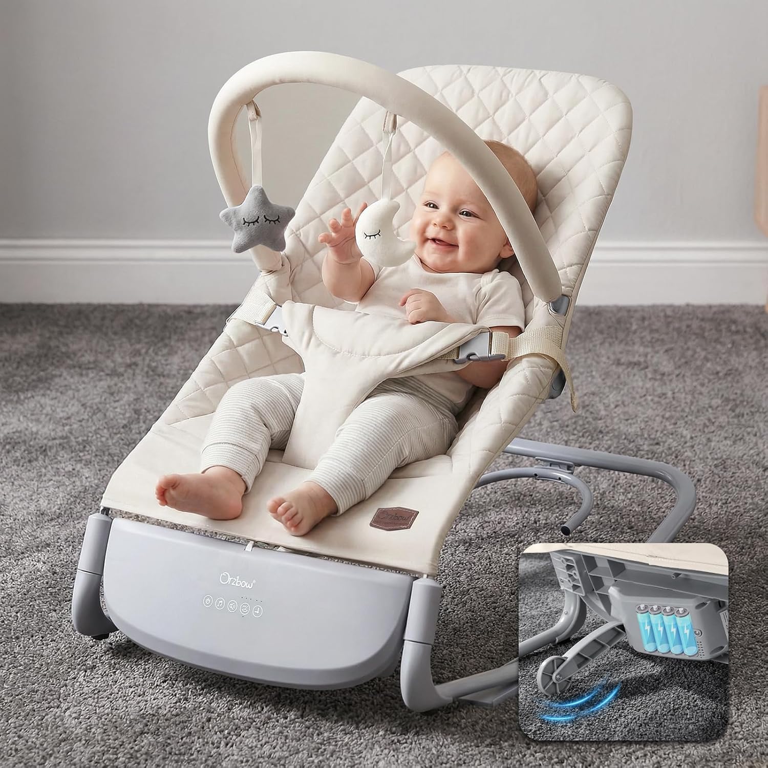Photo 1 of Orzbow Electric Baby Rocker Chair & Infant Seat