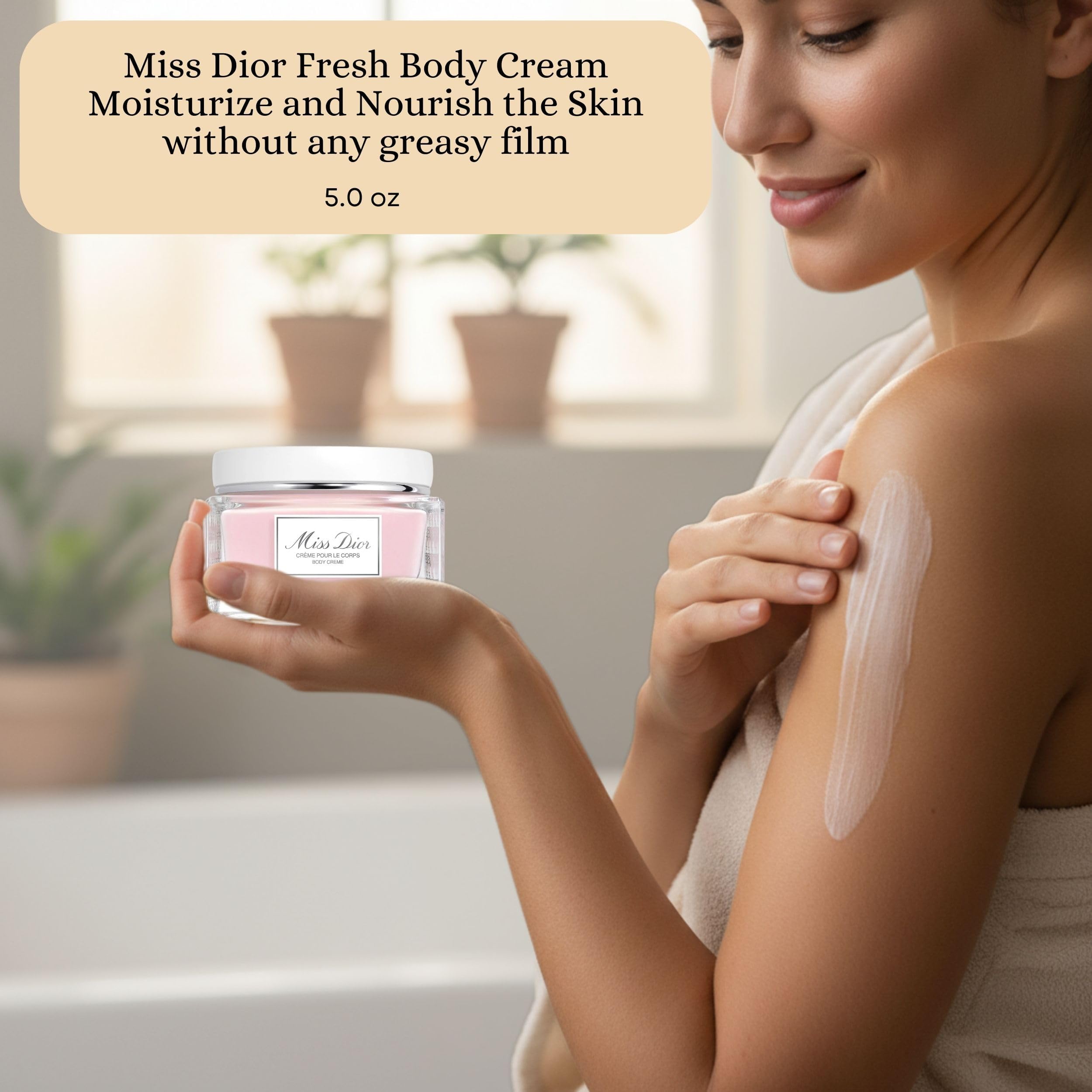 Amazon.com : Christian Dior Miss Dior Fresh Body Creme, 5.099