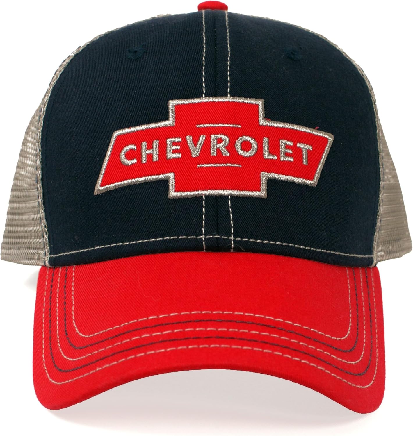 Tee Luv Chevy Hat - Patriotic Chevrolet Bowtie Car Logo Baseball Cap - Image 2