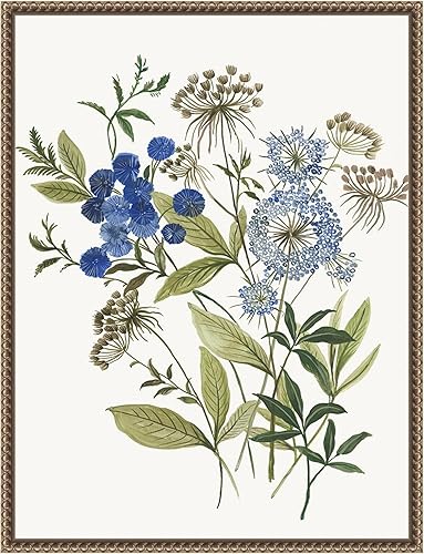 Miniatura 15 de Amanti Art Lienzo enmarcado para pared, 42 x 32 pulgadas, Botana I de Asia Jensen, lienzo enmarcado para pared, obras de arte de flores, decoración