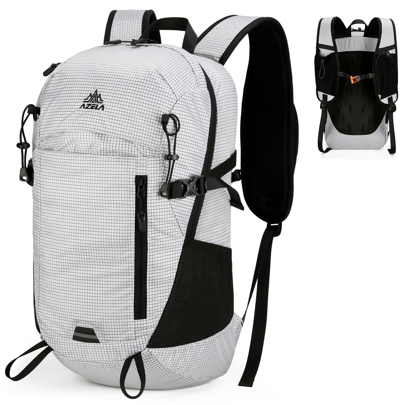 Zaino da trekking da donna, 25 l, ultraleggero, traspirante, unisex, per ciclismo, attività all'aperto, campeggio, viaggi