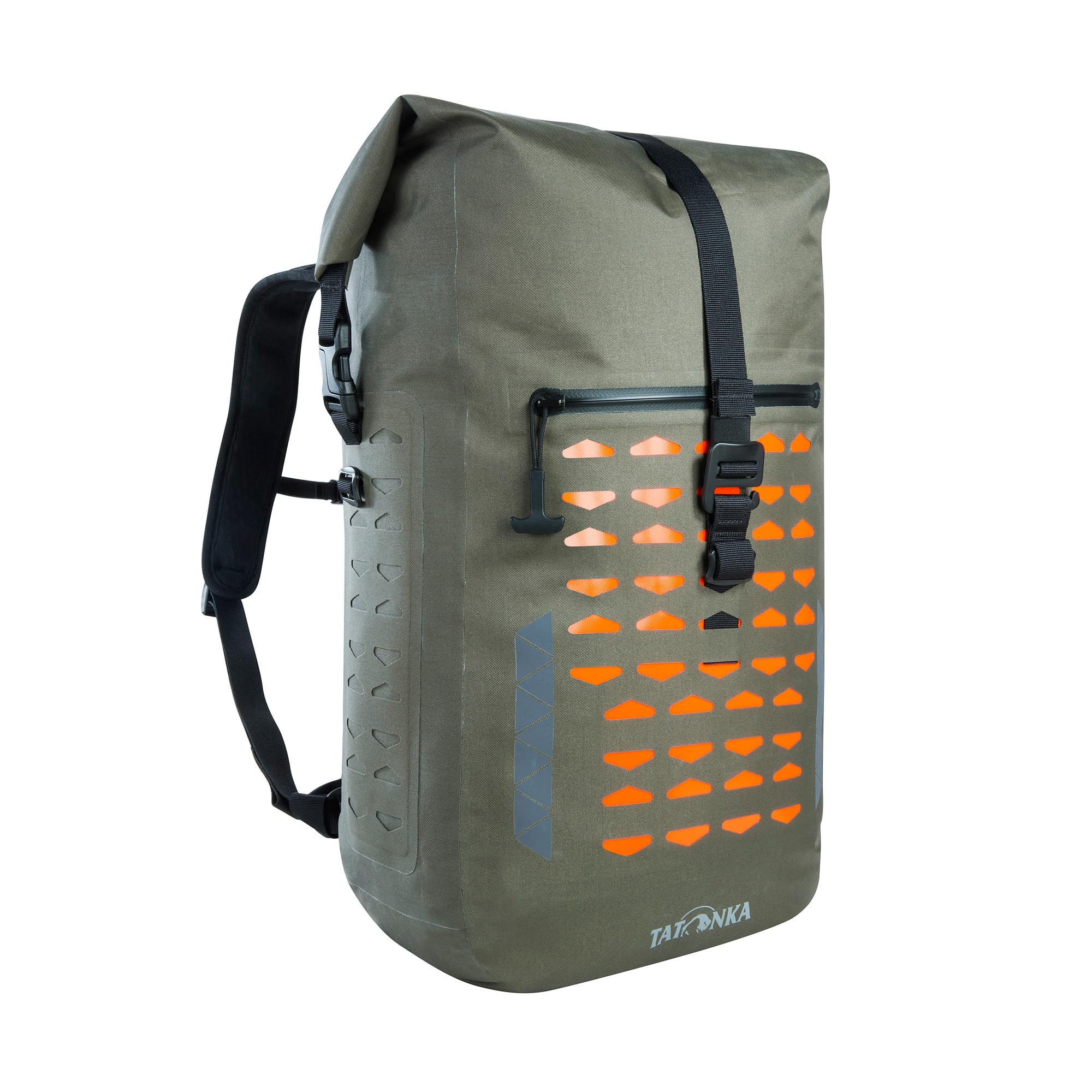 Tatonka Commuter Rolltop 30 WP - Wasserdichter Rolltoprucksack für ein Notebook, MOLLE-System, 30 Liter