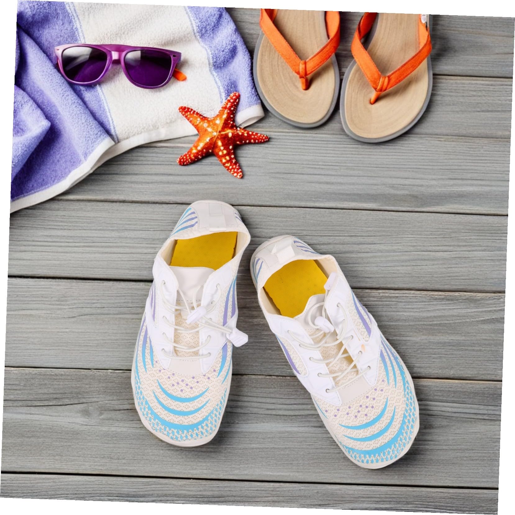 Wasserschuhe Damen Herren Schnell Trocknend rutschfest Barfußschuhe Leicht Für Strand Pool Schwimmen Trekking