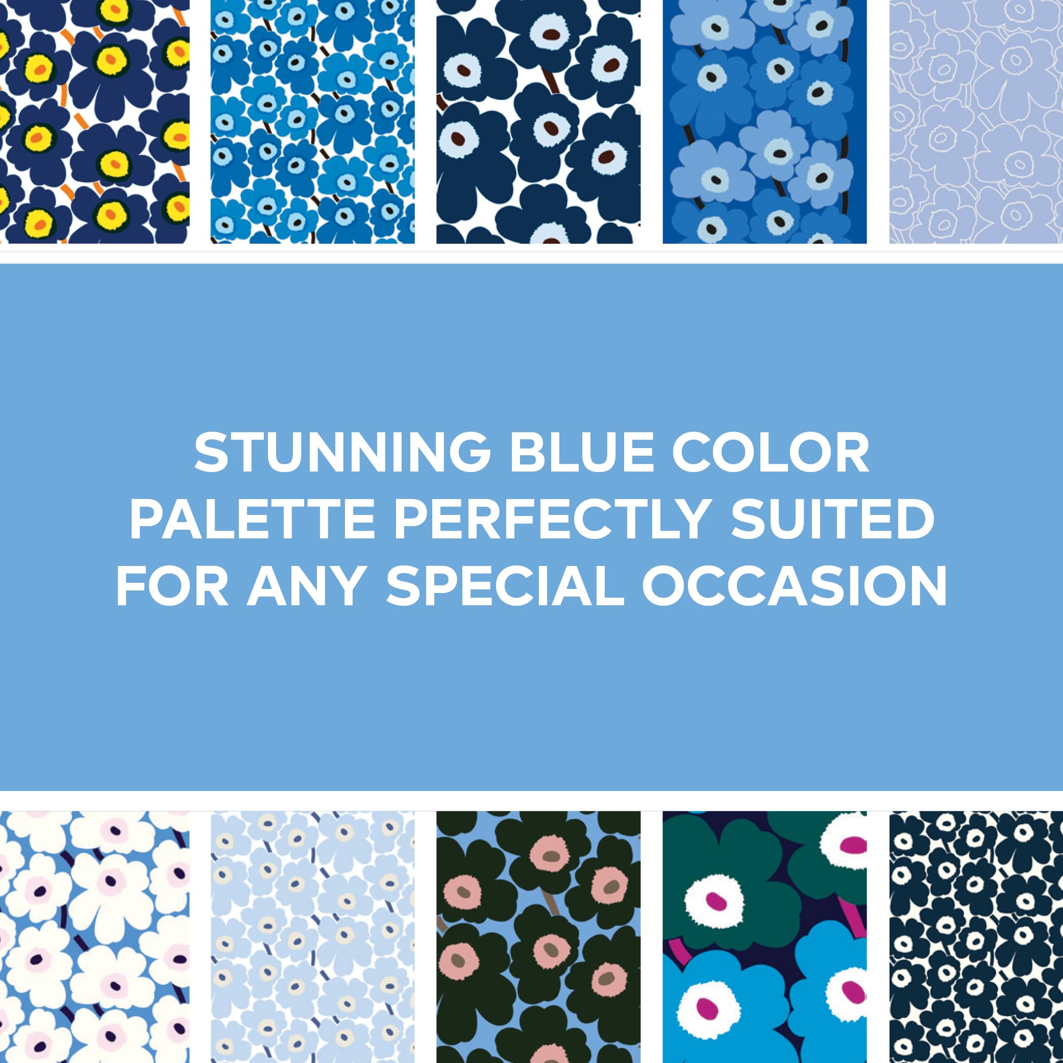 Marimekko Notes (Blues): 20 Unikko Notecards and Envelopes