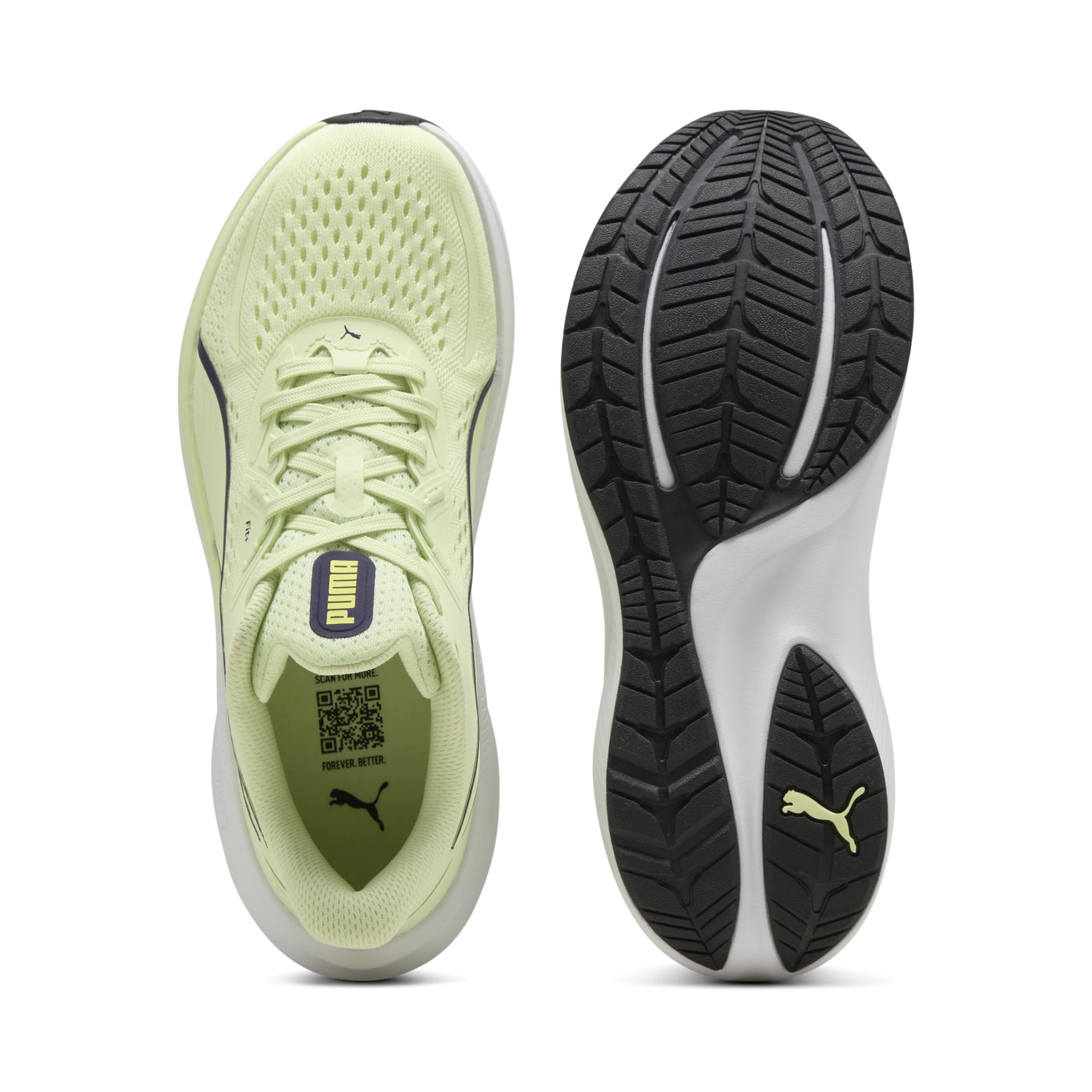 Puma Skyrocket Lite Adult Unisex Straßen-Laufschuh, 2 Apple Spritz- White- Black-DEEP Plum, 38 – Ansicht 4