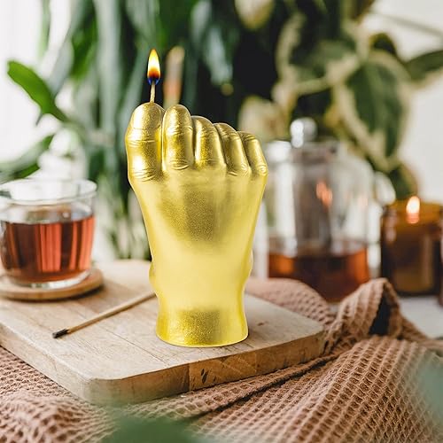 Miniatura 4 de 6sisc Velas perfumadas con forma de pies invertidos, regalo creativo, decoración estética, fragancia de pino, aromaterapia, vela de cera de soja