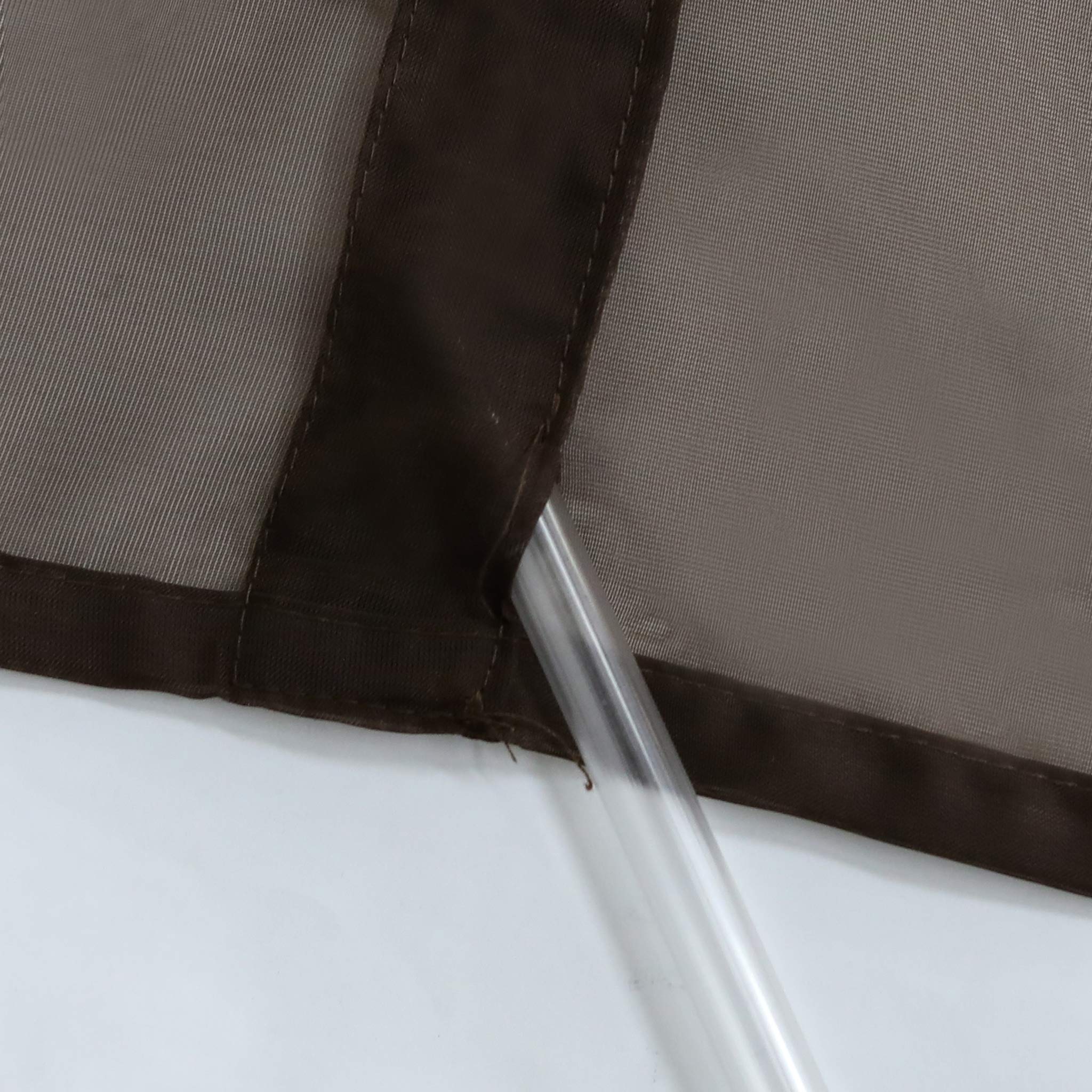 Raffrollo Voile Sarah - Transparente Gardine Mit Zugschnur Für Fenster