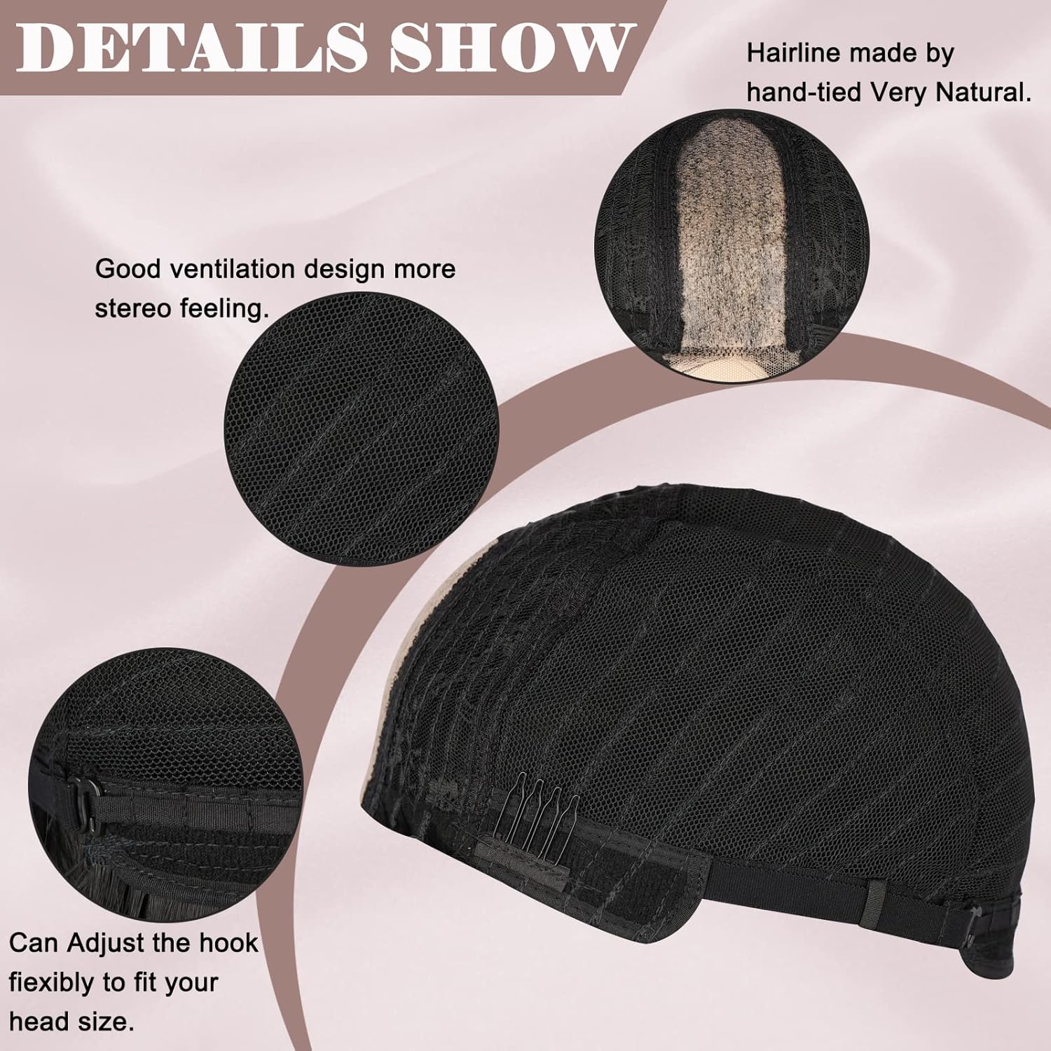 NAYOO Long Black Wavy Wig for Women 26 Inch Middle Part Curly Wavy Wig Natural Looking Synthetic Heat Resistant Fiber Wig for Daily Party Use (Natural Black) - Image 5