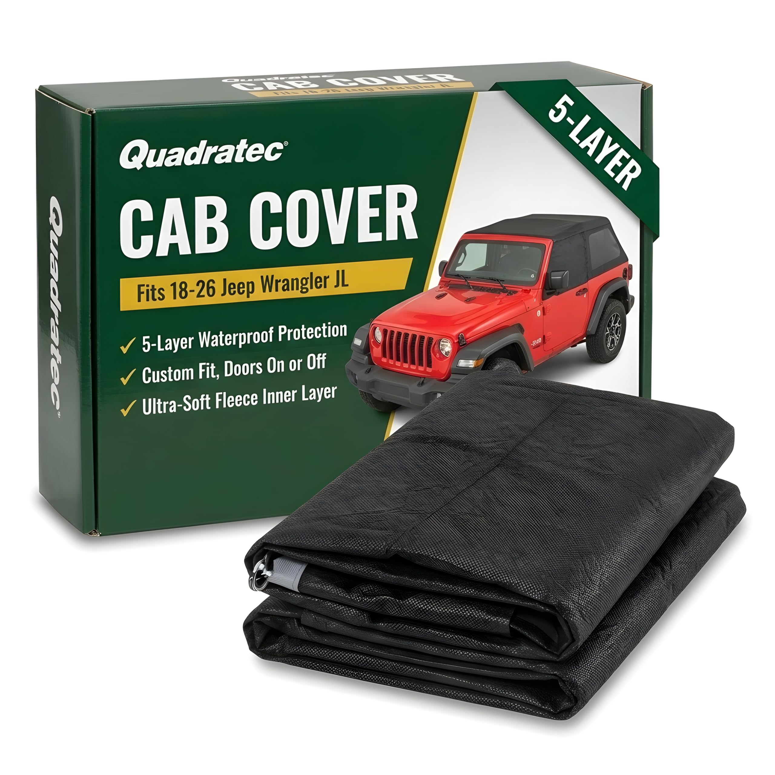 Amazon.com: Quadratec Softbond 5-Layer Cab Cover - Fits Jeep
