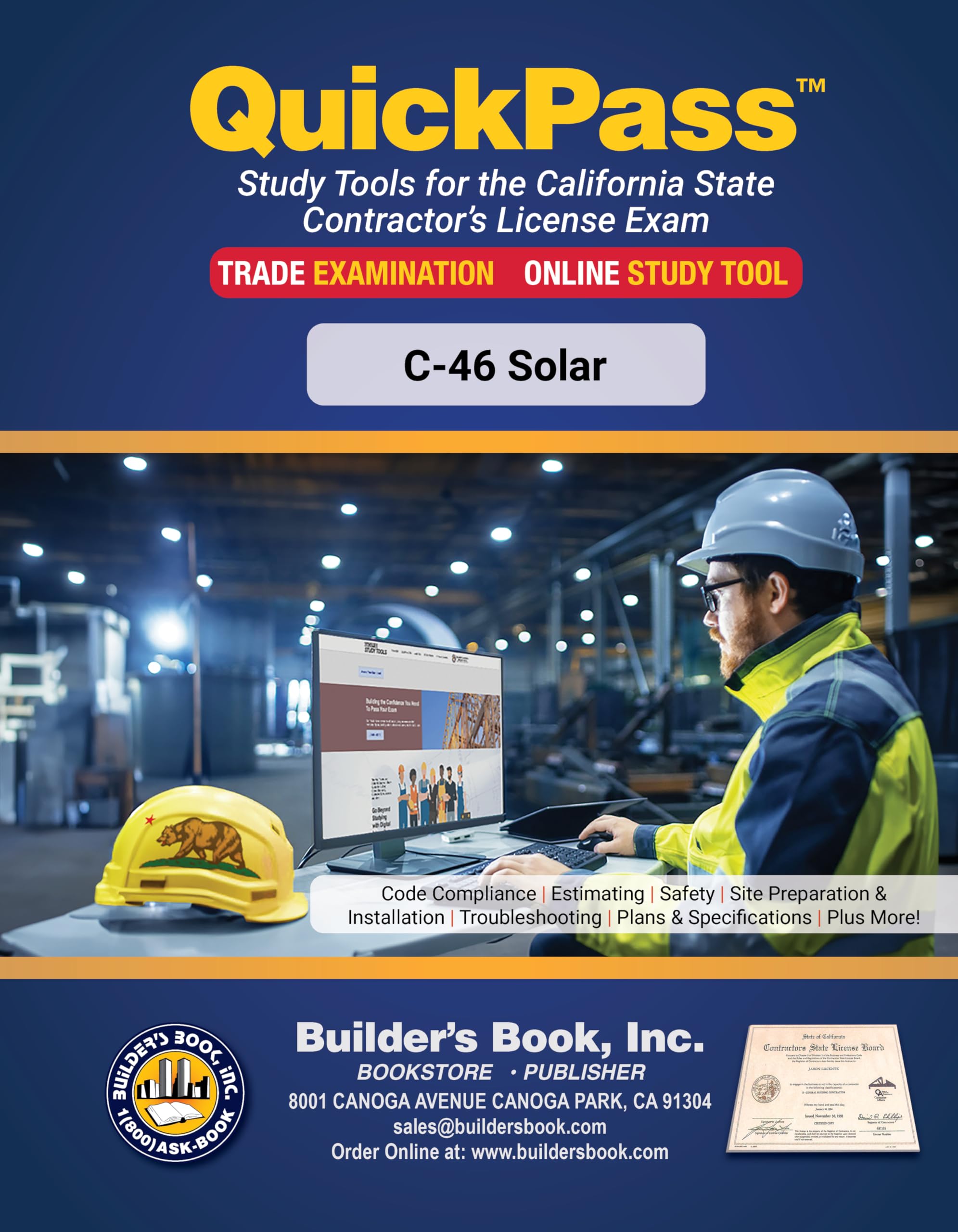 QuickPass Study Tools for the Solar License Examination - CD-ROM C-46