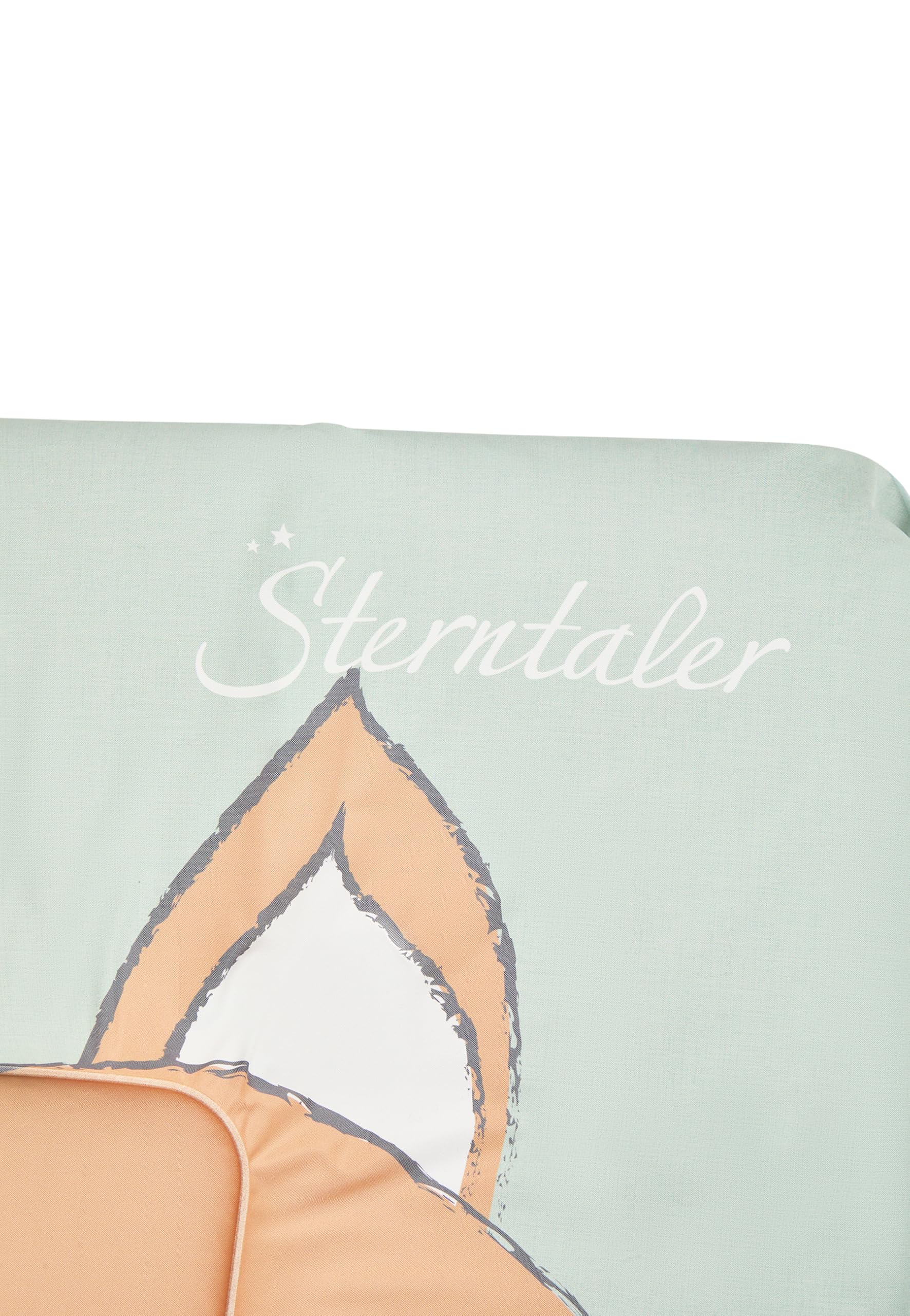 Sterntaler Fasciatoio unisex con motivo stampato, materiale esterno lavabile, dimensioni 85 x 72 cm, verde pietra