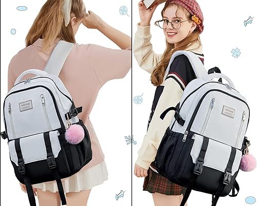 Miniatura 8 de Caoroky knight Mochila de viaje para laptop para mujeres, mochila escolar, mochila universitaria, bolsas grandes para adolescentes, niñas,