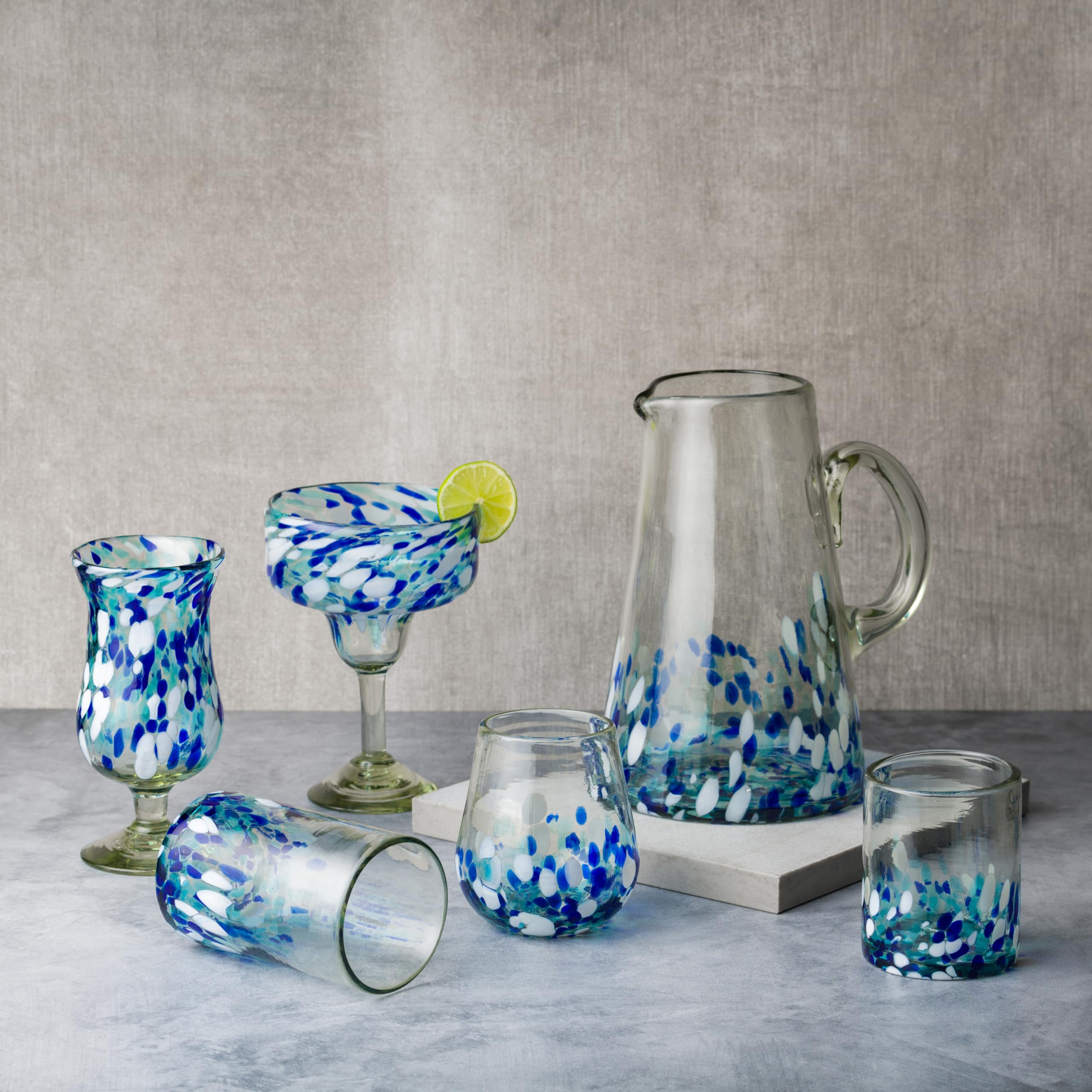 Amazon.com | 10 Strawberry Street Bahia Hurricane Handblown