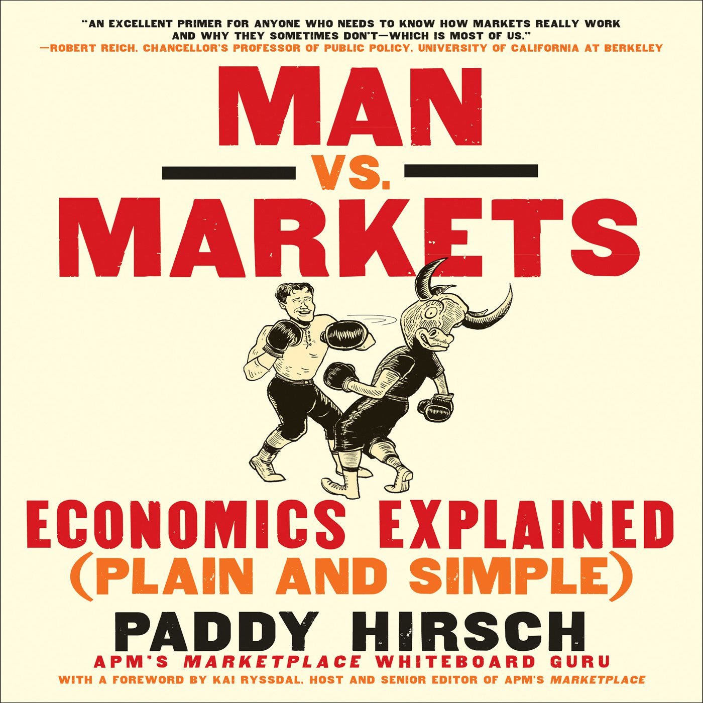 Cover art for Man vs. Markets