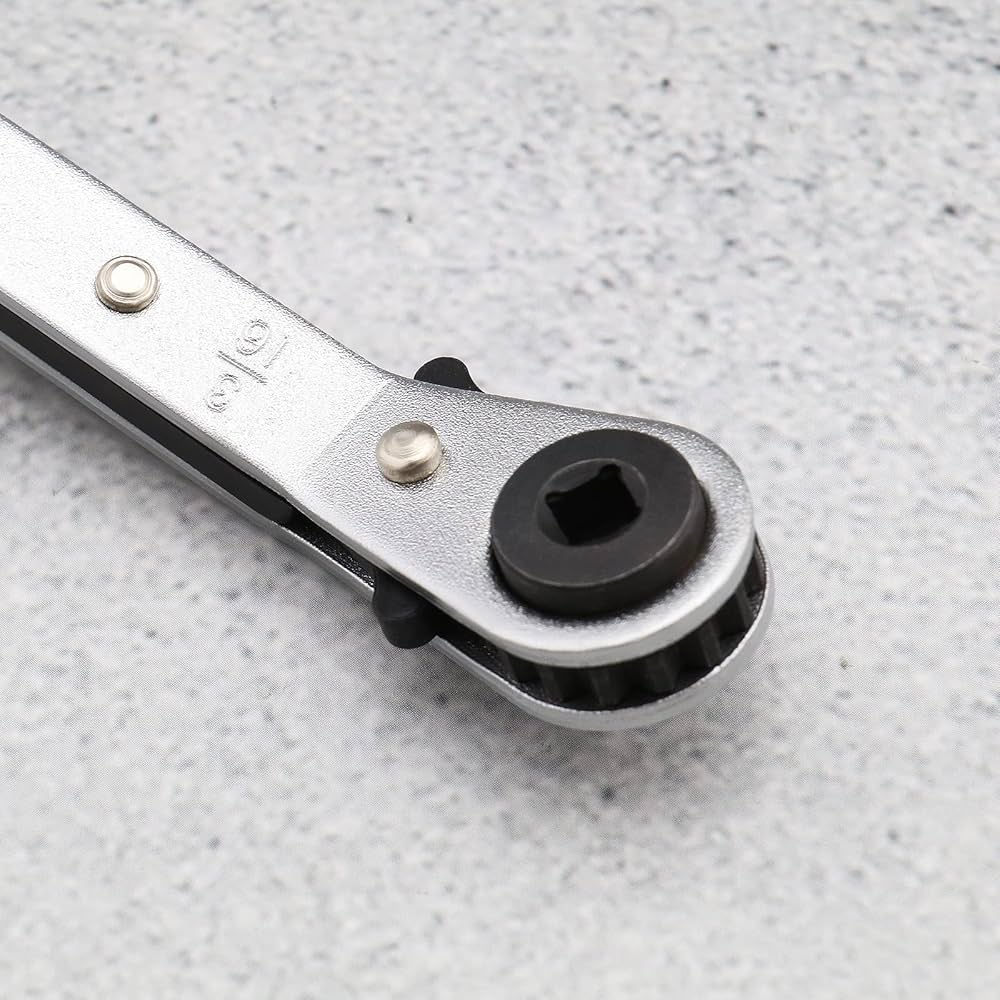 Chiave A Cricchetto 4 In 1 HVAC - Reversibile, 3/16''-3/8'', 138 Mm - Foto 7