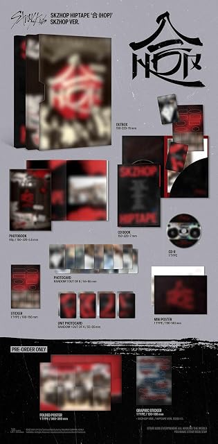 Foto 2 de 2 de SKZHOP HIPTAPE (HOP) Stray Kids Album [SKZHOP VER. (Standard Ver)]+Pre Order Benefits+BolsVos K-POP Inspired…