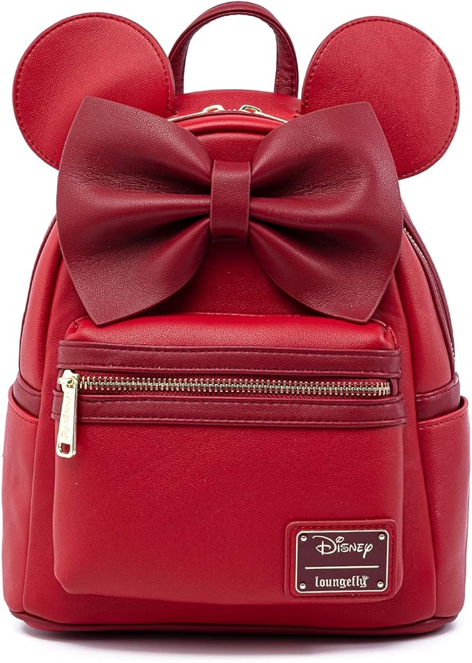 loungefly red minnie backpack