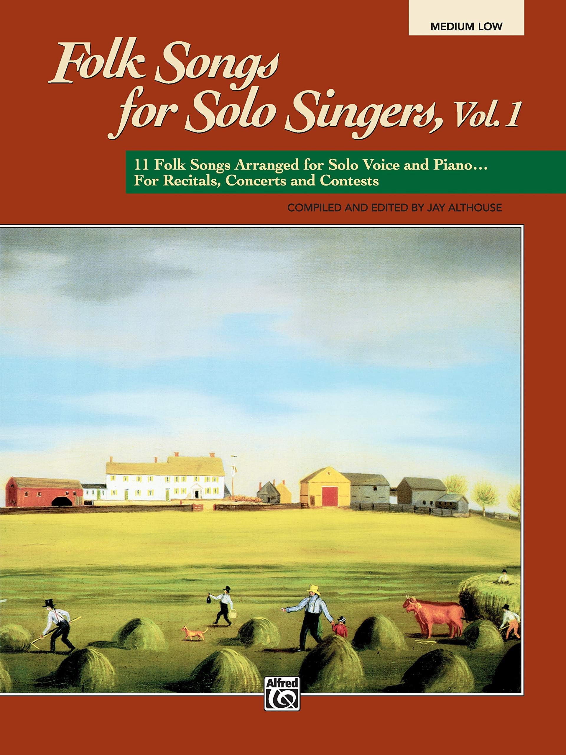 Folk Songs for Solo Singers Volume 1 Medium-Low Voice