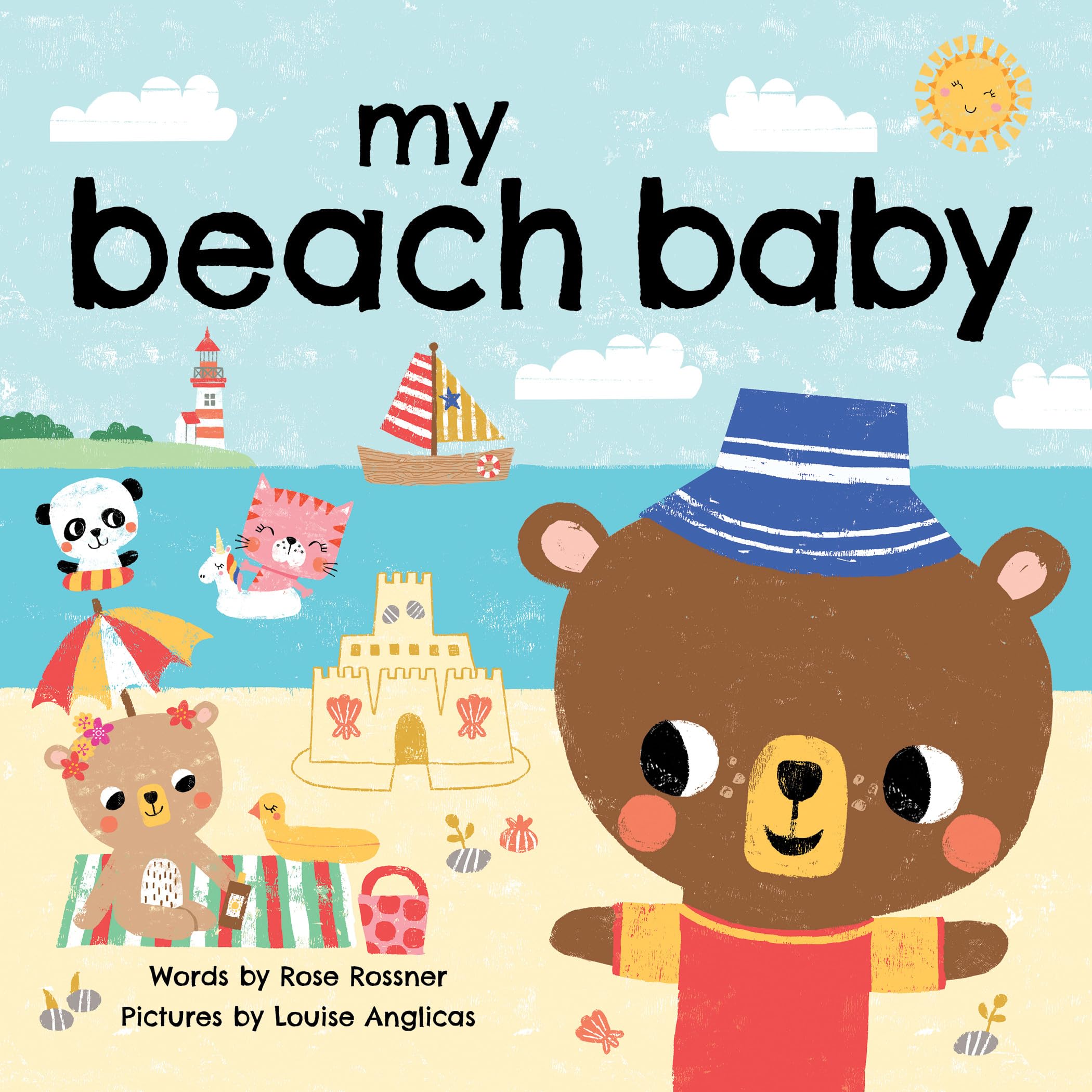 Cover of My Beach Baby: Swim in the Sun, Build Sandcastles, and Say I Love You! (Shower Gifts for New Parents, Summer Board Books for Toddlers) (My Baby Locale)