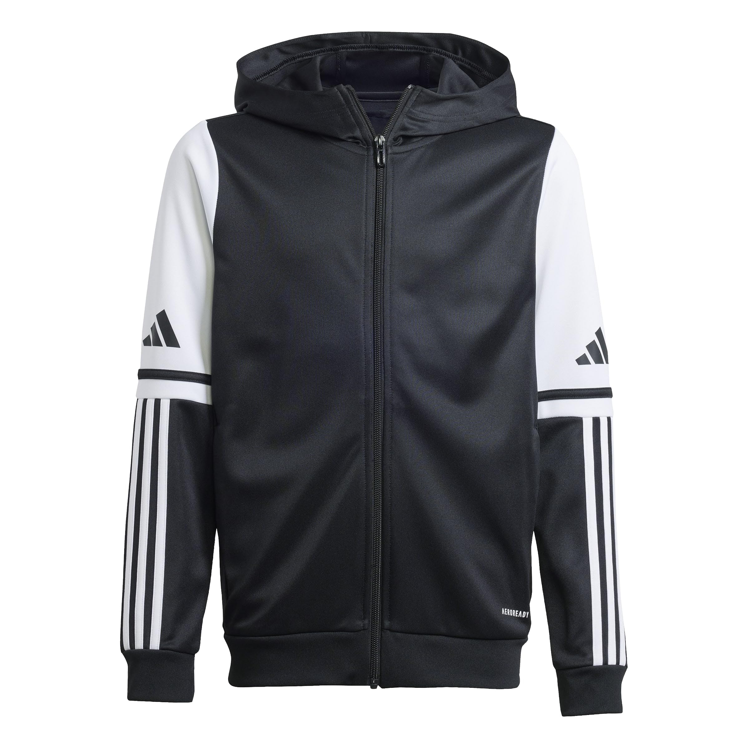Adidas Junior Squadra 25 Full Zip Hoodie Black/White