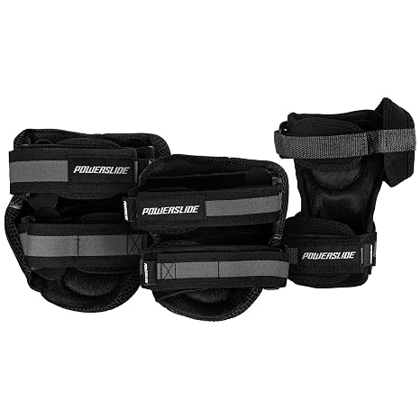 Powerslide protections pour homme pro tri-pack-noir-m, 903196/4